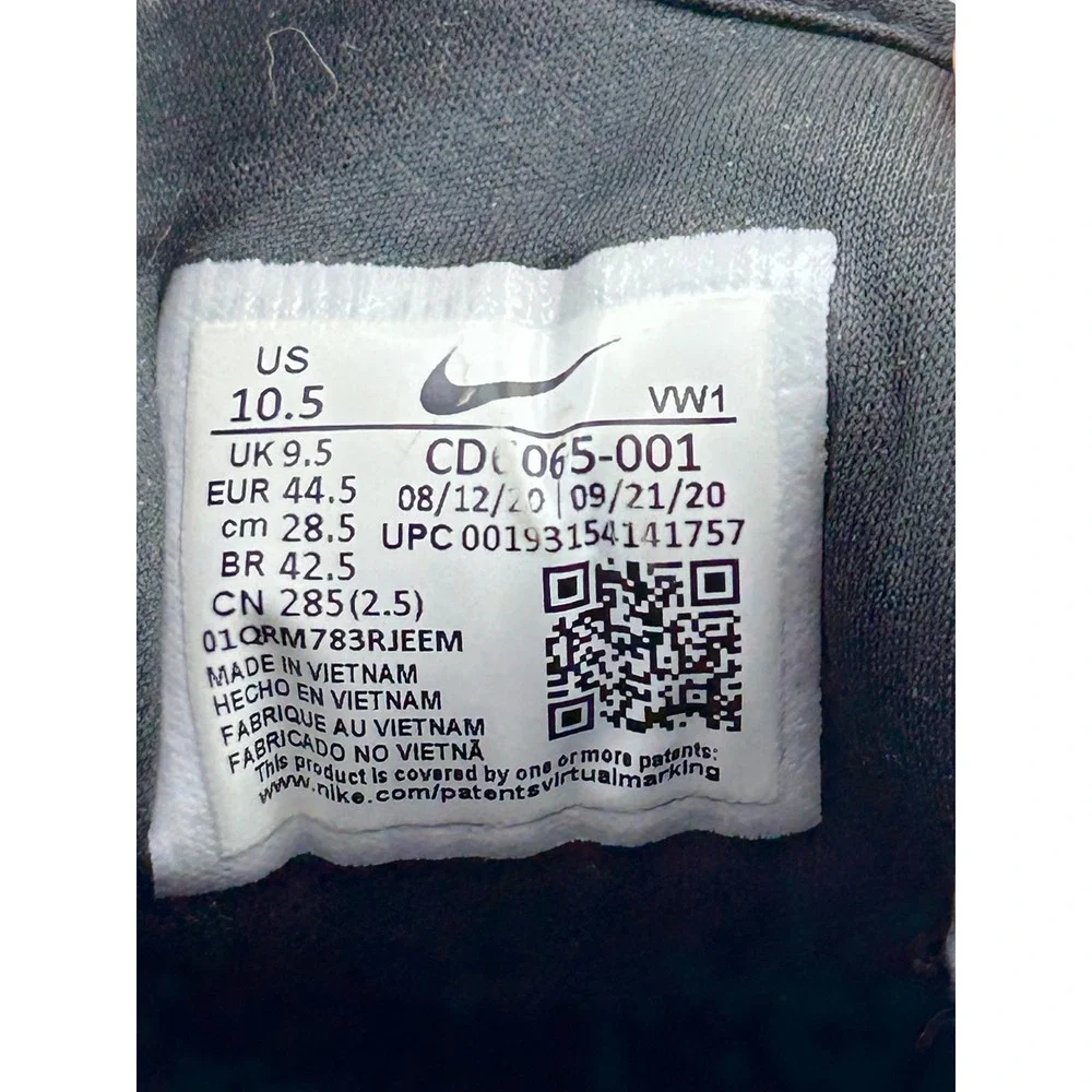 Nike Roshe G Men Golf Shoes Black White Spikeless‎ CD6065-001 Size 10.5